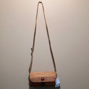 Genuine leather boho purse adjustable crossbody